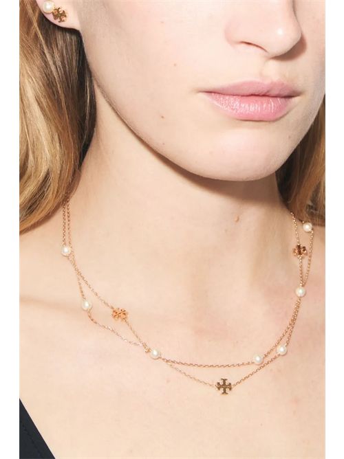 Moondance logo and pearl earrings TORY BURCH | 184421137